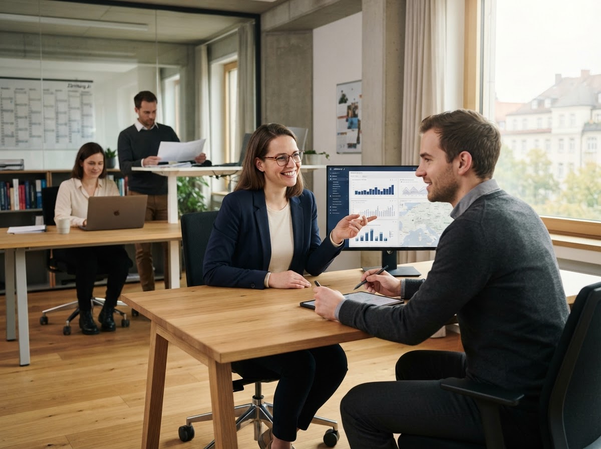 Zärnberg AI Team bei der Arbeit an Analysemodellen für Finanzmarktdaten